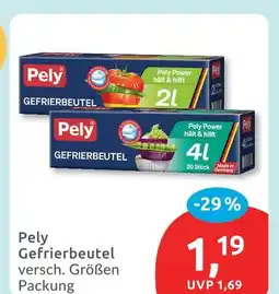 Budni Pely gefrierbeutel Angebot