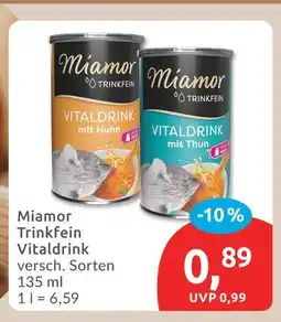 Budni Miamor trinkfein vitaldrink Angebot