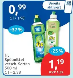 Budni Fit spülmittel Angebot