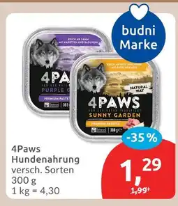 Budni 4paws hundenahrung Angebot