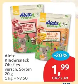 Budni Alete bewusst kindersnack obsties Angebot