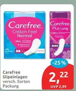 Budni Carefree slipeinlagen Angebot