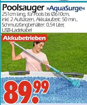 Wreesmann Poolsauger aquasurge Angebot