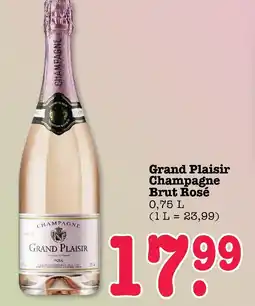 E-Center Grand plaisir champagne brut rosé Angebot