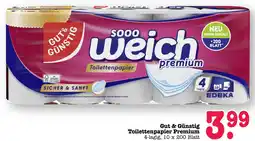 E-Center Gut & günstig toilettenpapier premium Angebot