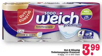 E-Center Gut & günstig toilettenpapier premium Angebot