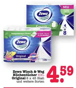 E-Center Zewa wisch & weg küchentücher xxl original Angebot