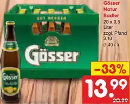 Netto Marken-Discount Gösser Natur Radler Angebot