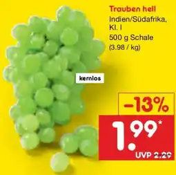 Netto Marken-Discount Trauben hell Angebot