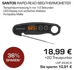 CITTI Markt SANTOS RAPID-READ BBQ-THERMOMETER Angebot