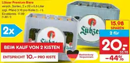 Netto Marken-Discount Lübzer Premium Biere Angebot