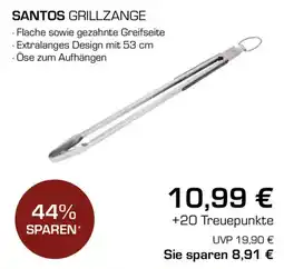 CITTI Markt SANTOS GRILLZANGE Angebot
