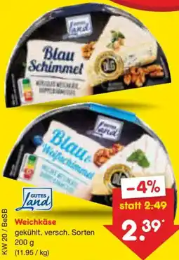 Netto Marken-Discount GUTES Land Weichkäse Angebot