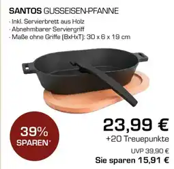 CITTI Markt SANTOS GUSSEISEN-PFANNE Angebot