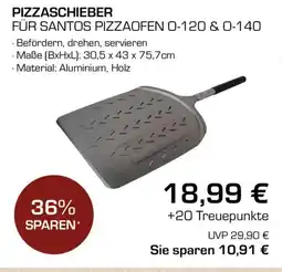 CITTI Markt SANTOS PIZZASCHIEBER FÜR SANTOS PIZZAOFEN 0-120 & 0-140 Angebot