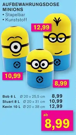 KODi AUFBEWAHRUNGSDOSE MINIONS Angebot