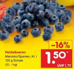 Netto Marken-Discount Heidelbeeren Angebot
