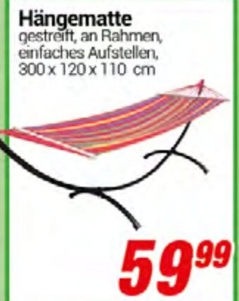 CENTERSHOP Hangematte Angebot