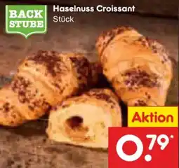 Netto Marken-Discount BACK STUBE Haselnuss Croissant Angebot