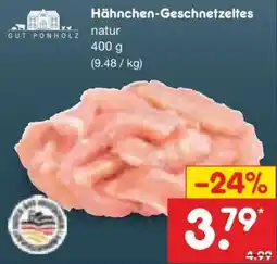 Netto Marken-Discount GUT PONHOLZ Hähnchen-Geschnetzeltes Angebot