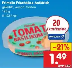 Netto Marken-Discount Primello Frischkäse-Aufstrich Angebot