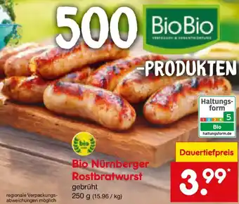 Bio Nürnberger Rostbratwurst