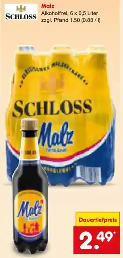 Netto Marken-Discount SCHLOSS Malz Angebot