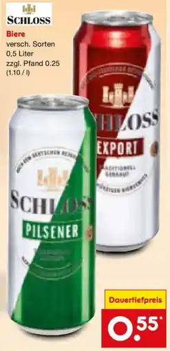 Netto Marken-Discount SCHLOSS Biere Angebot