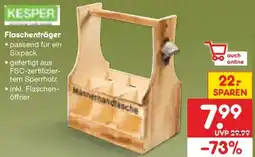 Netto Marken-Discount KESPER Flaschenträger Angebot
