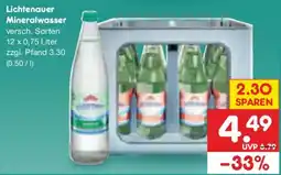Netto Marken-Discount Lichtenauer Mineralwasser Angebot