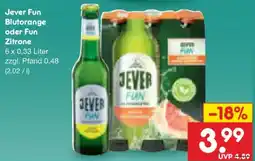 Netto Marken-Discount Jever Fun Blutorange oder Fun Zitrone Angebot