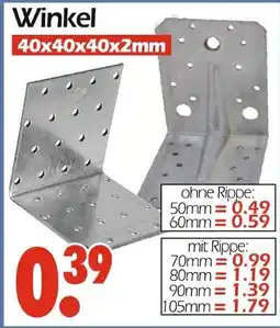 Wreesmann Winkel ohne rippe 50mm Angebot