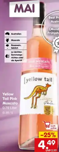 Netto Marken-Discount Yellow Tail Pink Moscato Angebot