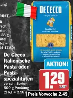 AEZ De Cecco Italienische Pasta oder Pastaspezialitäten Angebot