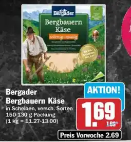 AEZ Bergader Bergbauern Käse Angebot