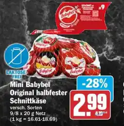 AEZ Mini Babybel Original halbfester Schnittkäse Angebot