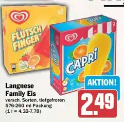 AEZ Langnese Family Eis Angebot