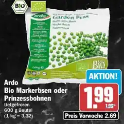 AEZ Ardo Bio Markerbsen oder Prinzessbohnen Angebot