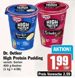 AEZ Dr. Oetker High Protein Pudding Angebot