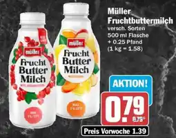 AEZ Müller fruchtbuttermilch Angebot
