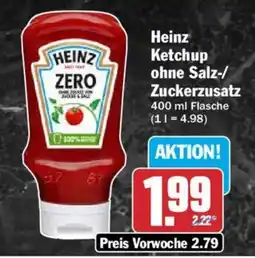 AEZ Heinz Ketchup ohne Salz-/ Zuckerzusatz Angebot