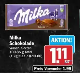 AEZ Milka Schokolade Angebot