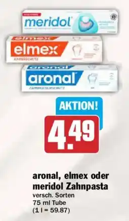 AEZ aronal, elmex oder meridol Zahnpasta Angebot