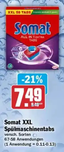 AEZ Somat XXL Spülmaschinentabs Angebot