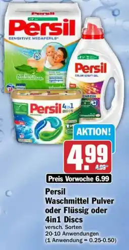 AEZ Persil Waschmittel Pulver oder Flüssig oder 4in1 Discs Angebot