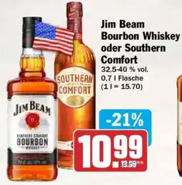 AEZ Jim Beam Bourbon Whiskey oder Southern Comfort Angebot