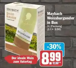 AEZ Maybach Weissburgunder in Box Angebot