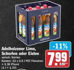 AEZ Adelholzener Limo, Schorlen oder Eistee Angebot