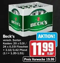 AEZ Beck's Angebot
