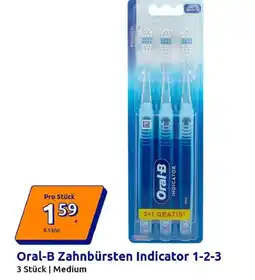 Action Oral-B Zahnbürsten Indicator 1-2-3 Angebot